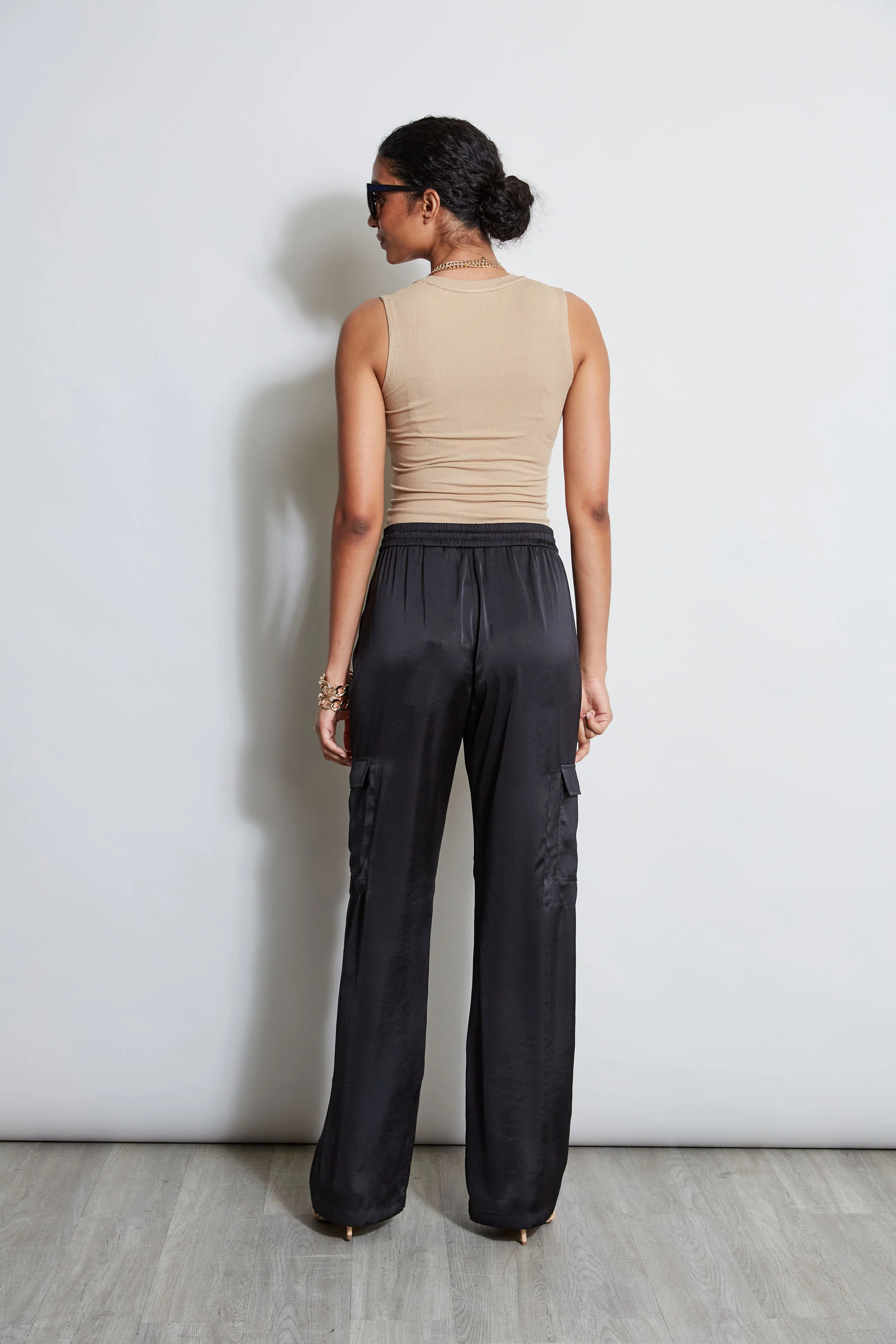 Relaxed Satin Cargo Pant - Image 6
