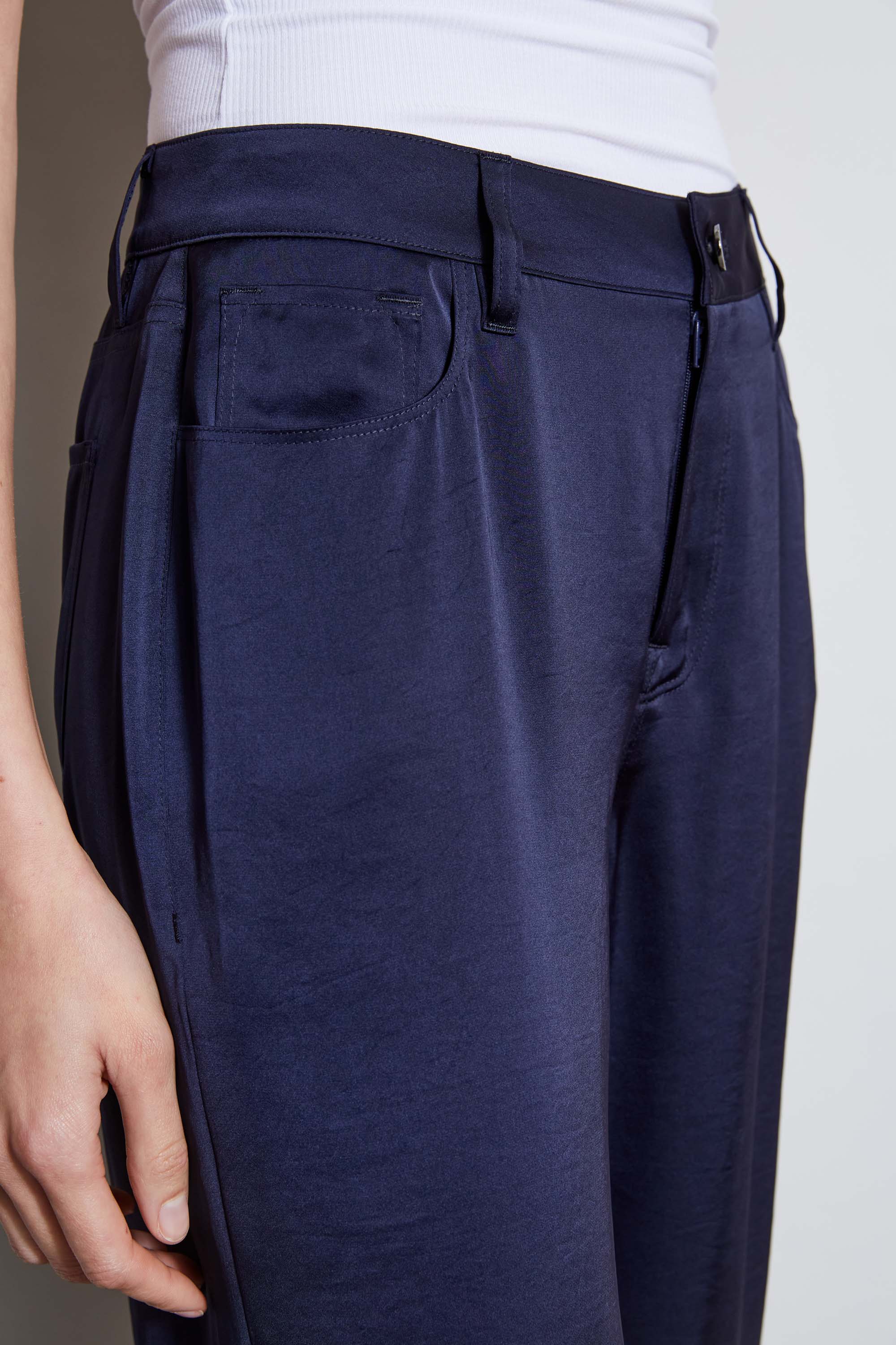 Washed Satin Fluid Pant - Image 5