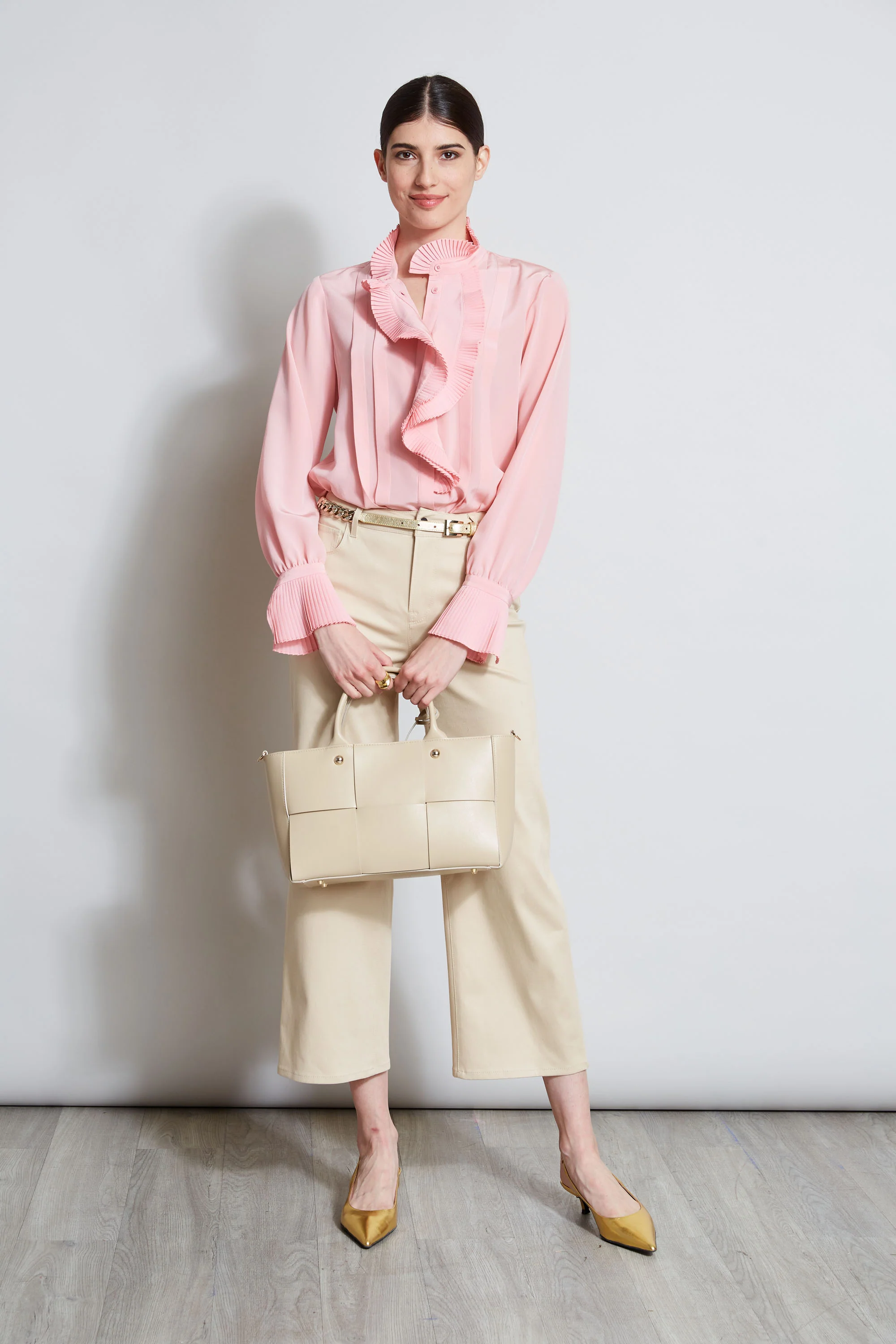 Stretch Denim Wide Leg Pant - Image 3