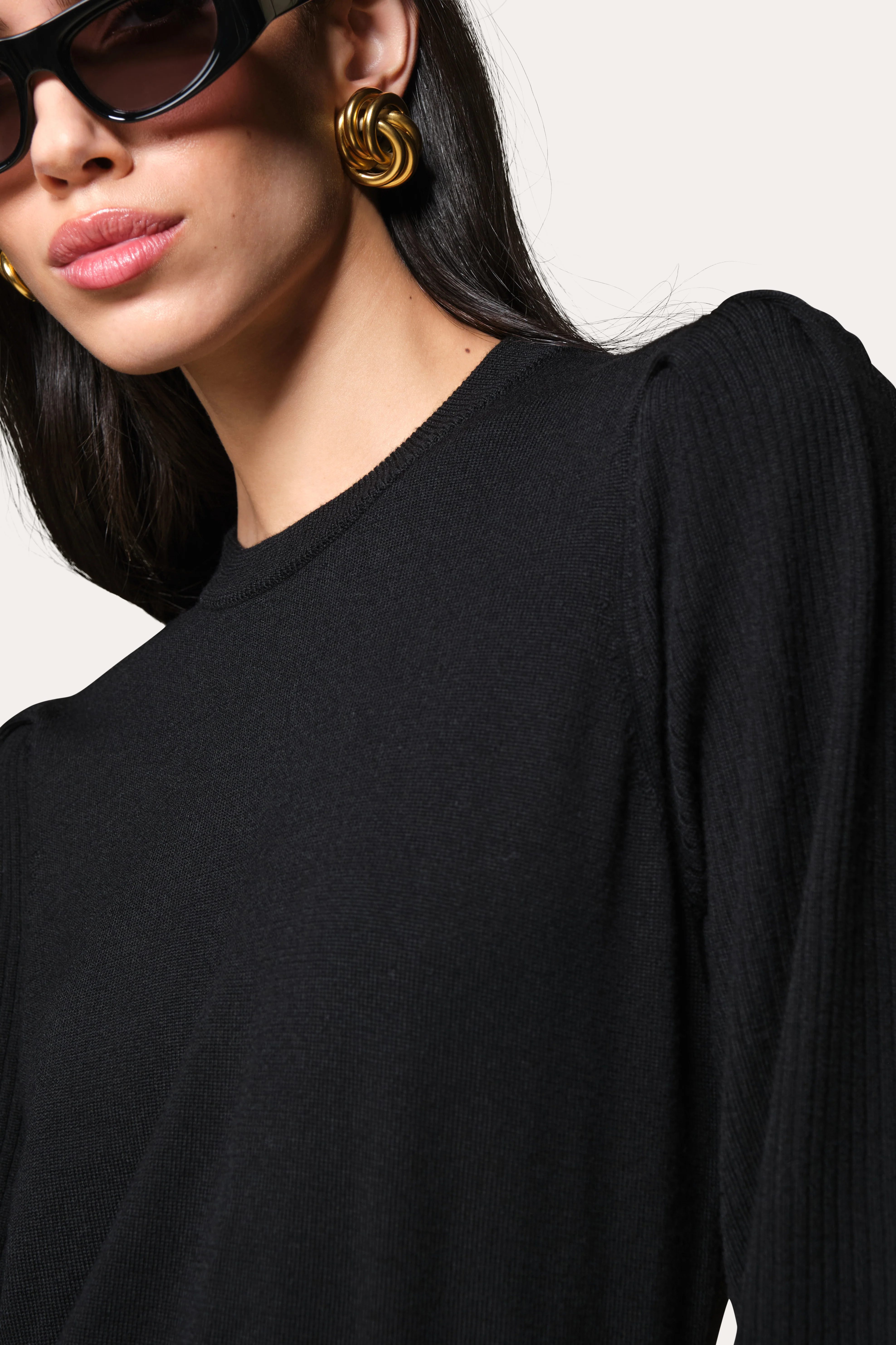Wool Blouson Sweater - Image 4