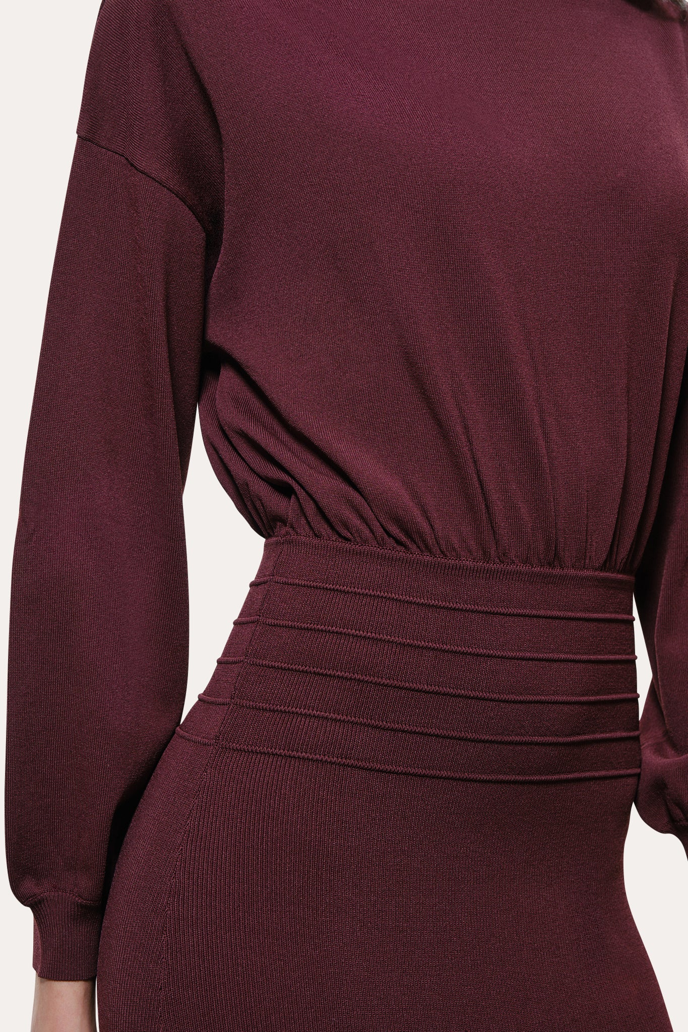 Yara Milano Knit Midi Dress - Image 3