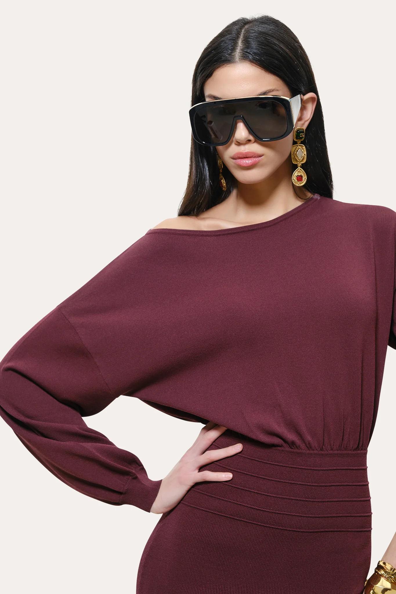 Yara Milano Knit Midi Dress - Image 5