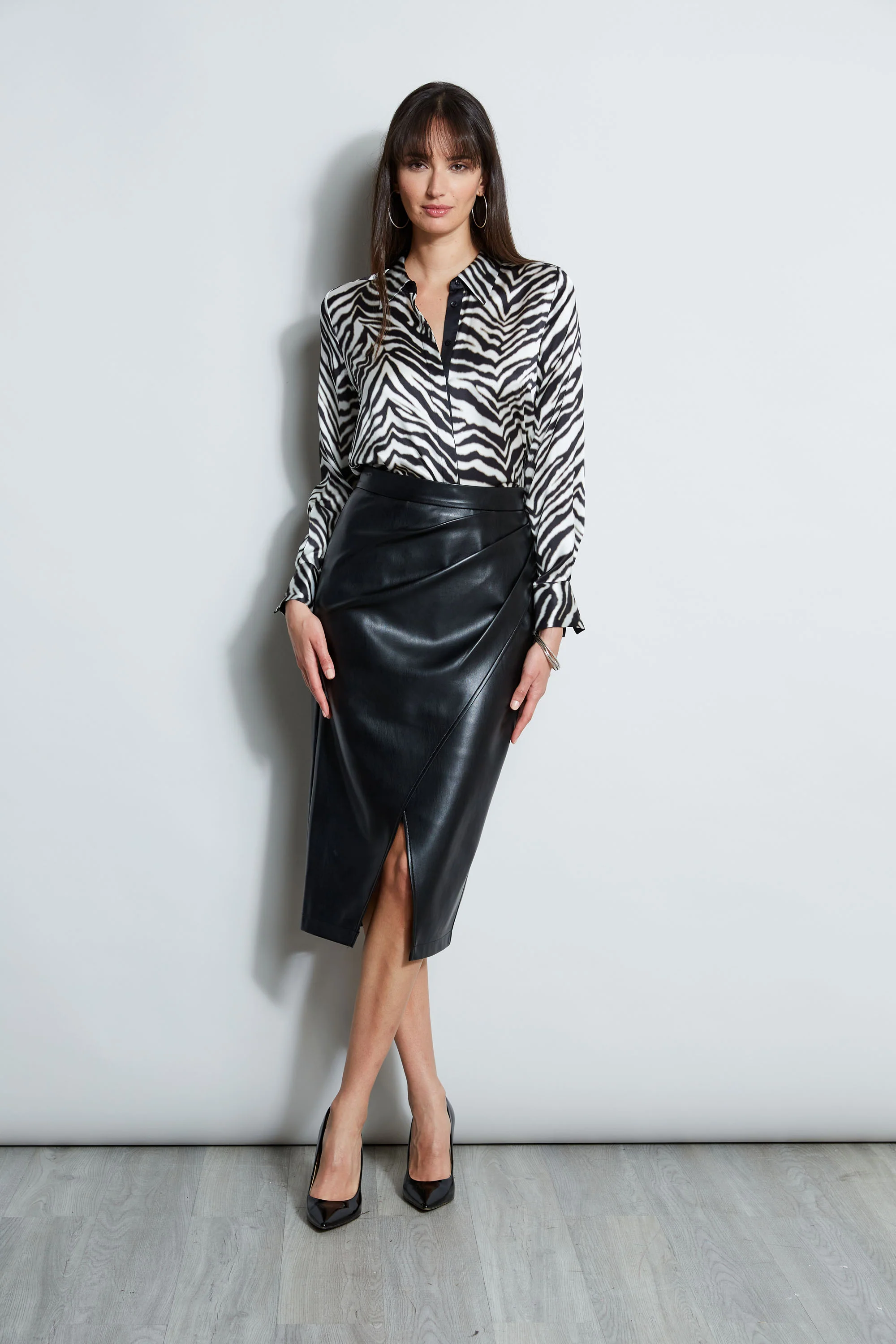 Silk Zebra Button Down Shirt - Image 5