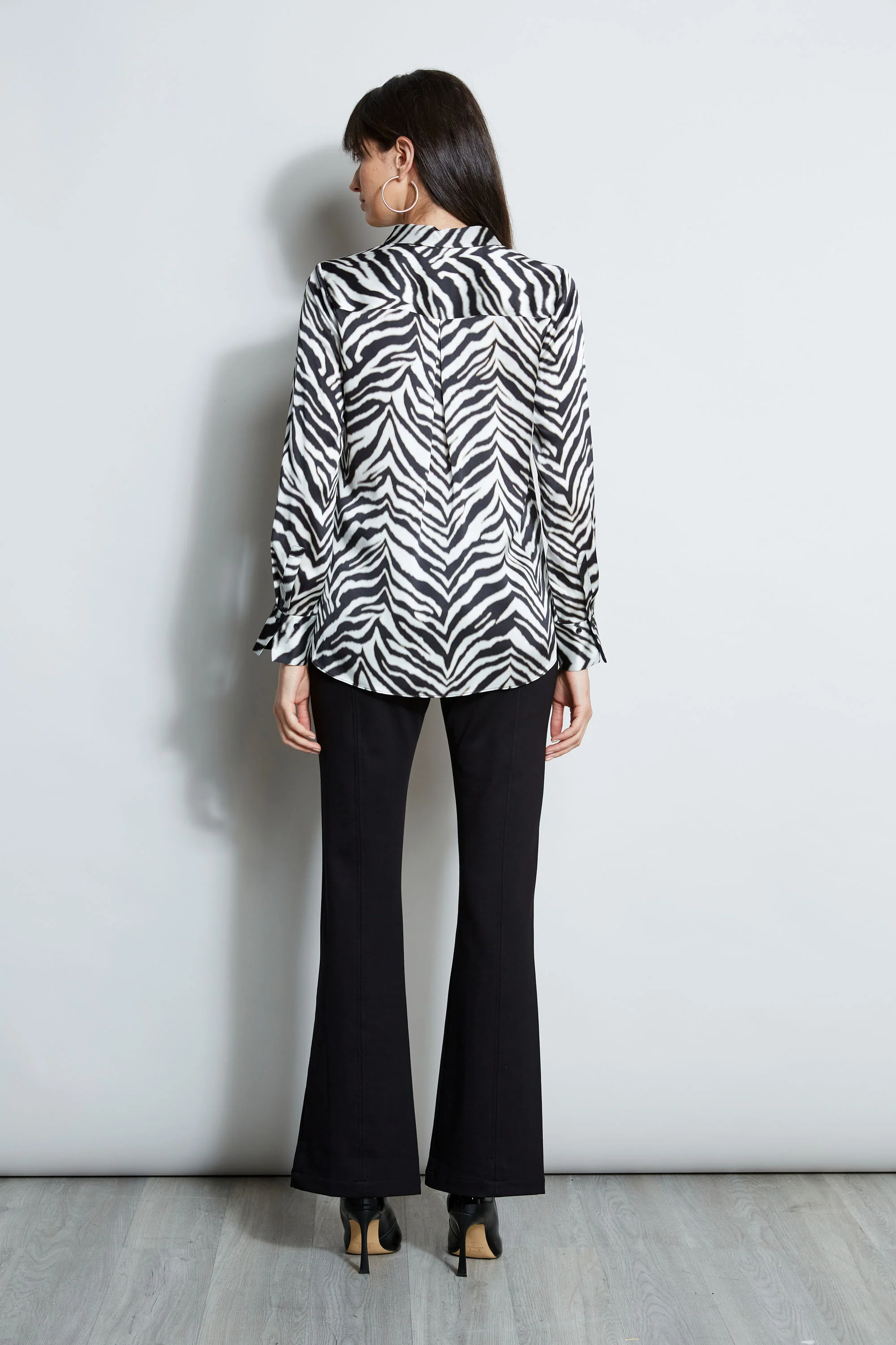 Silk Zebra Button Down Shirt - Image 6