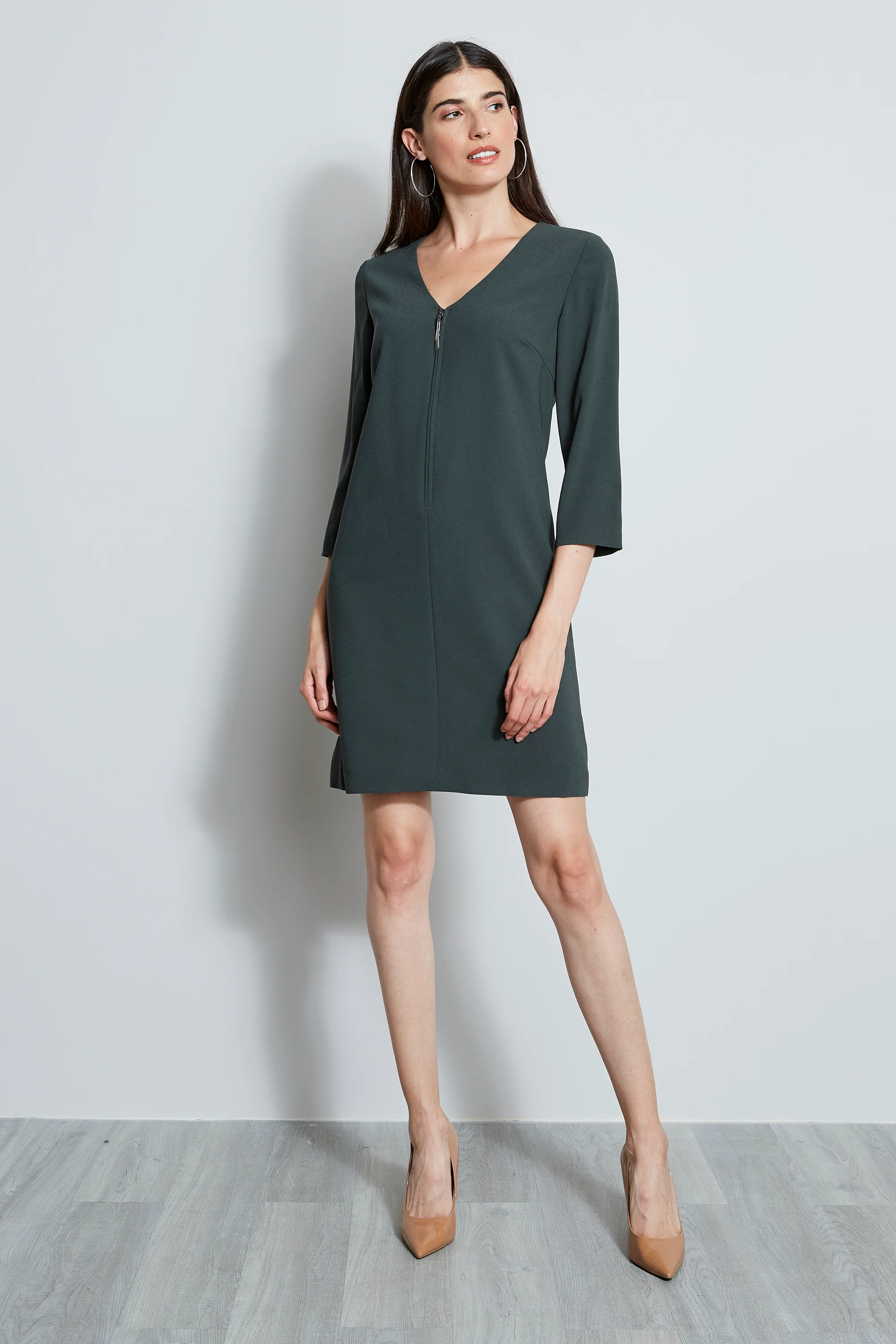 Zip Shift Dress